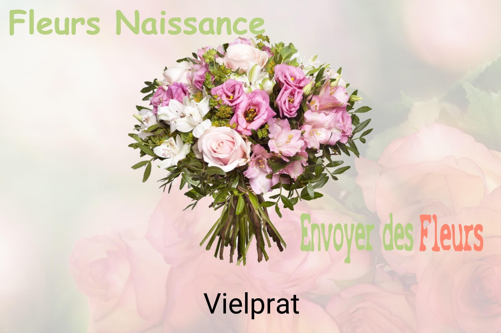 Bouquet de fleurs de naissance livré à Vielprat